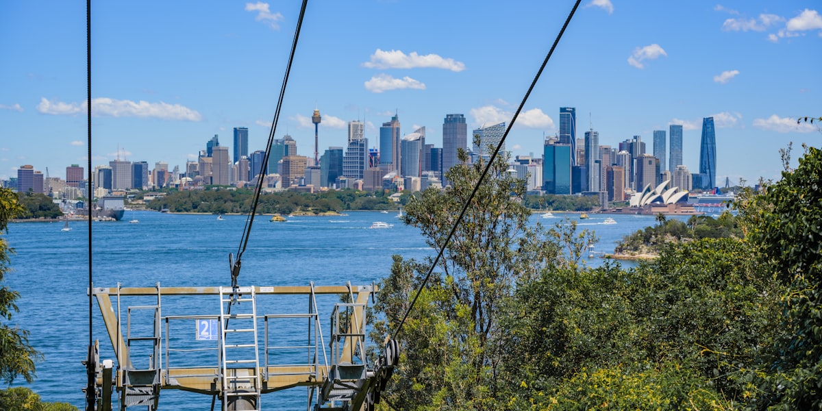 Sydney Harbour Bridge aerial view